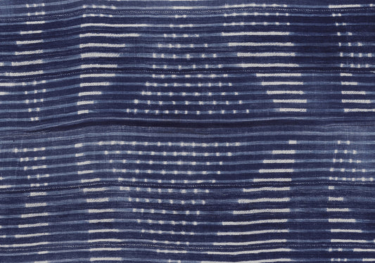 Authentic Handwoven Indigo Cloth From Burkina Faso - Mossi Tribe Craftsmanship - alternate view