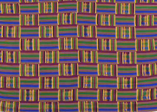 Vintage Handwoven Ashanti Kente Cloth – Ghana Pride 1970s