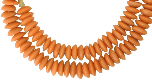 Authentic 14Mm Krobo Glass Beads - Venetian Disk Style - alternate view