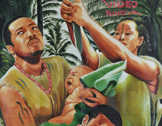 Kill The Child Movie Poster - Authentic Ghanaian Hand-Painted Art - alternate view