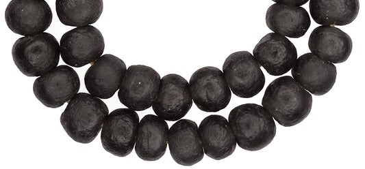 X-Large Krobo Recycled Glass Beads - 20-22Mm African Trade Beads - alternate view