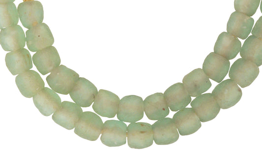 Translucent Krobo Glass Beads - 10Mm Handmade African Trade Beads - alternate view