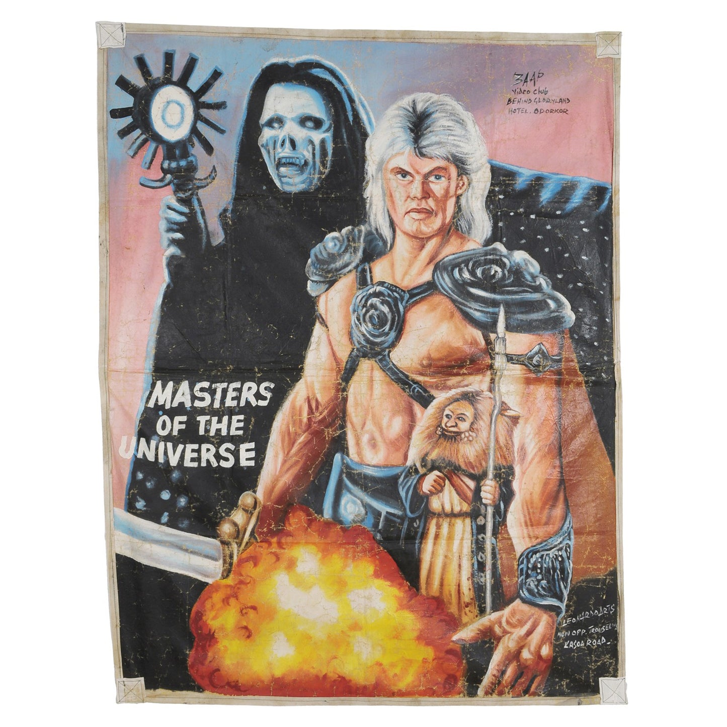 Masters Of The Universe Movie Poster - Hand Painted Ghana Art