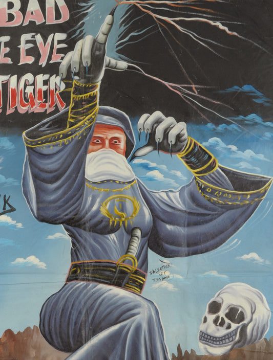 Hand-Painted Sinbad And The Eye Of The Tiger Movie Poster - Ghana - alternate view