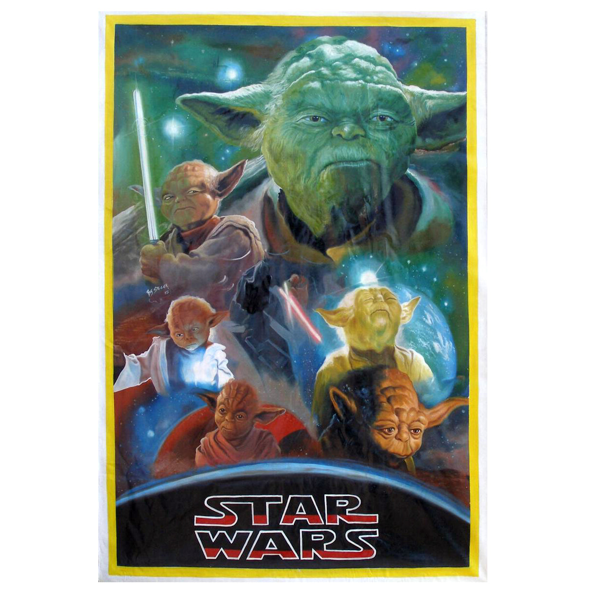 Hand-Painted Star Wars Movie Poster From Ghana | Unique African Art