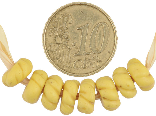 Rare Antique Venetian Fancy Disk Wound Glass African Trade Beads - alternate view