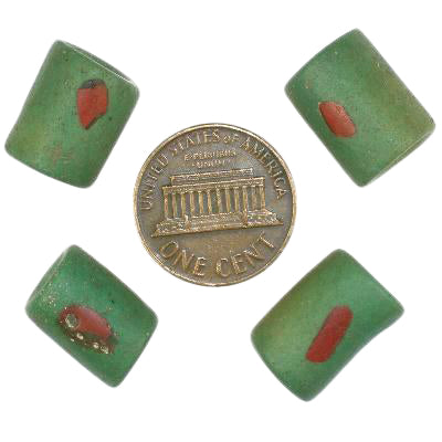Rare Authentic Green Akoso Powder Glass Beads – Ghana Krobo Trade