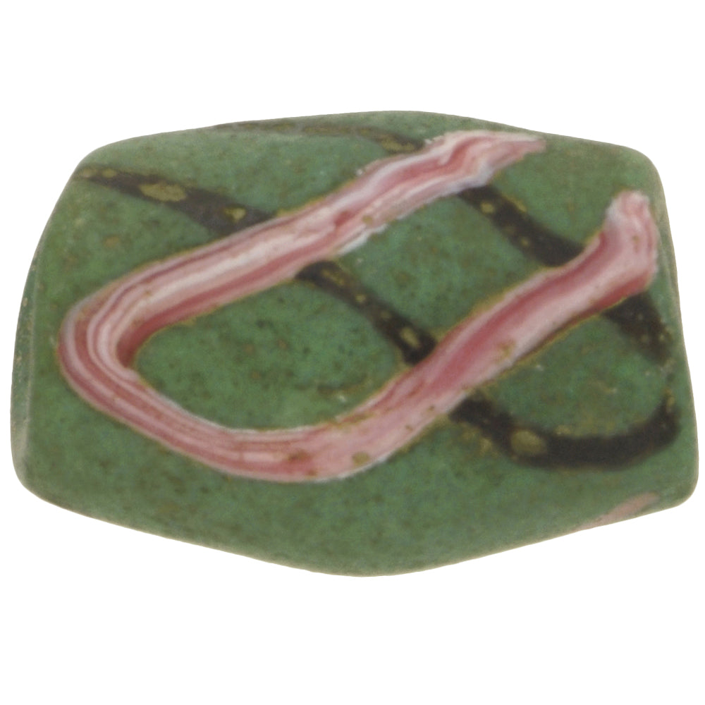 Authentic OLD Akoso Powder Glass Croatian-Style African Trade Bead 20 × 14 mm