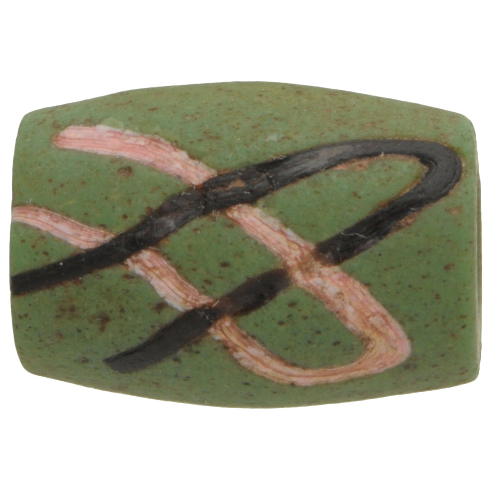Authentic Old Akoso Powder Glass Bead – 20×15 mm African Trade