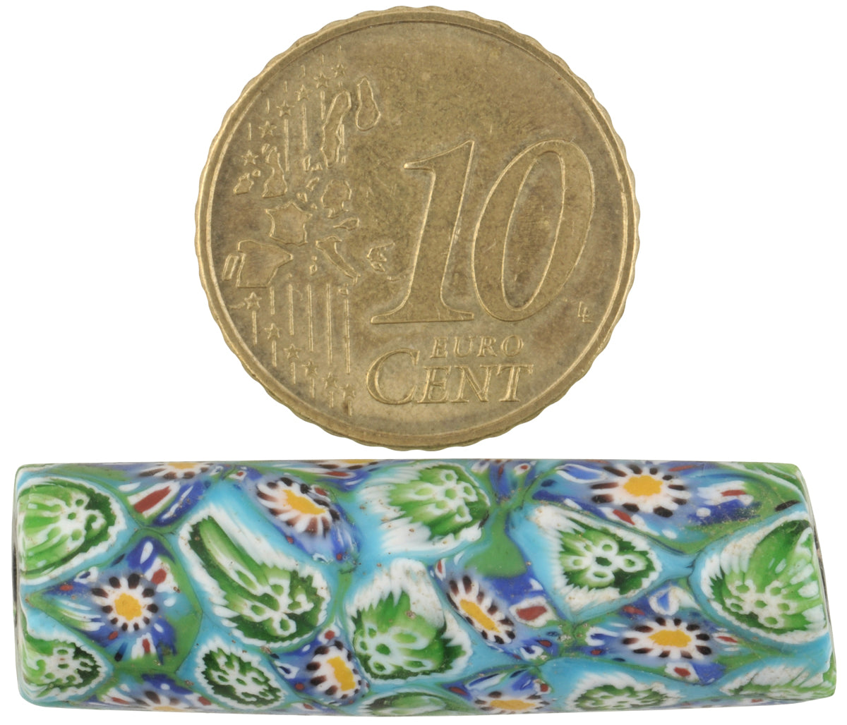 Rare Large Antique Millefiori Venetian Glass Trade Bead - alternate view