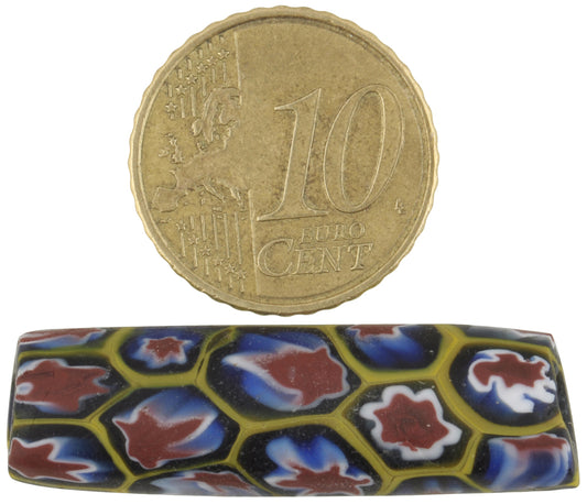 Antique Large Venetian Millefiori Mosaic African Trade Bead - alternate view