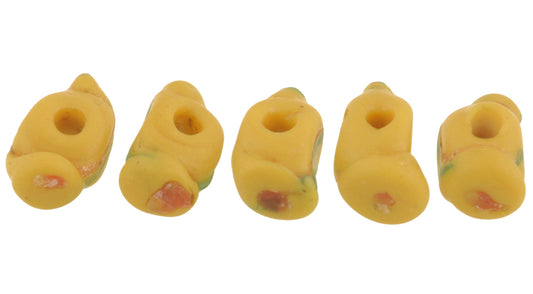 Nice Rare Old Fancy Venetian Wound Glass Beads African Trade Sb-30503 - alternate view