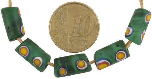 Rare Antique Venetian Millefiori Mosaic Glass African Trade Beads - alternate view