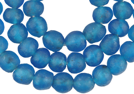 Uncommon Color Translucent Powderglass African Beads - 13Mm - alternate view