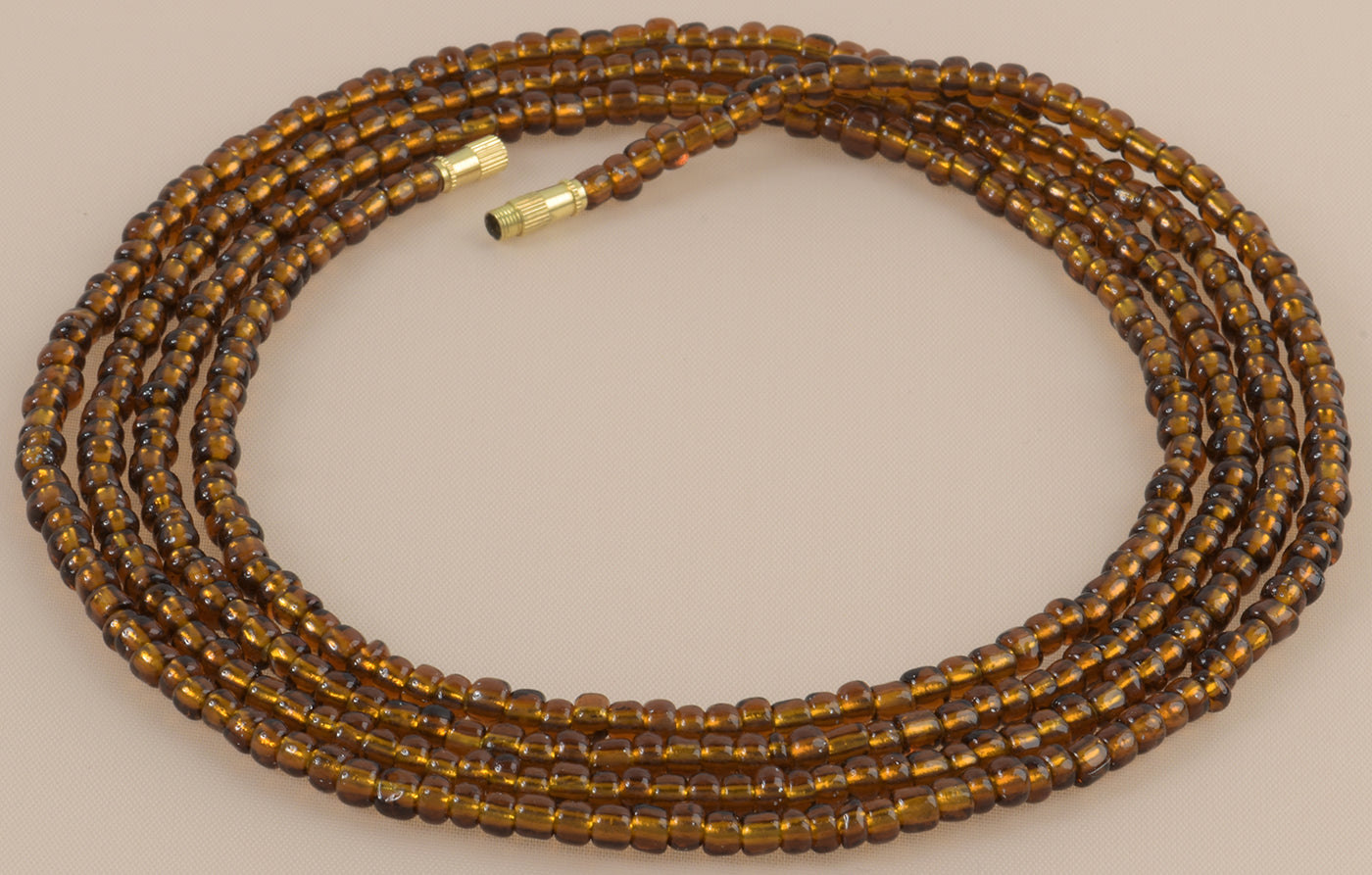 Screw Clasp Brown Handmade African Waist Beads – Body & Belly Jewelry - TribalGH