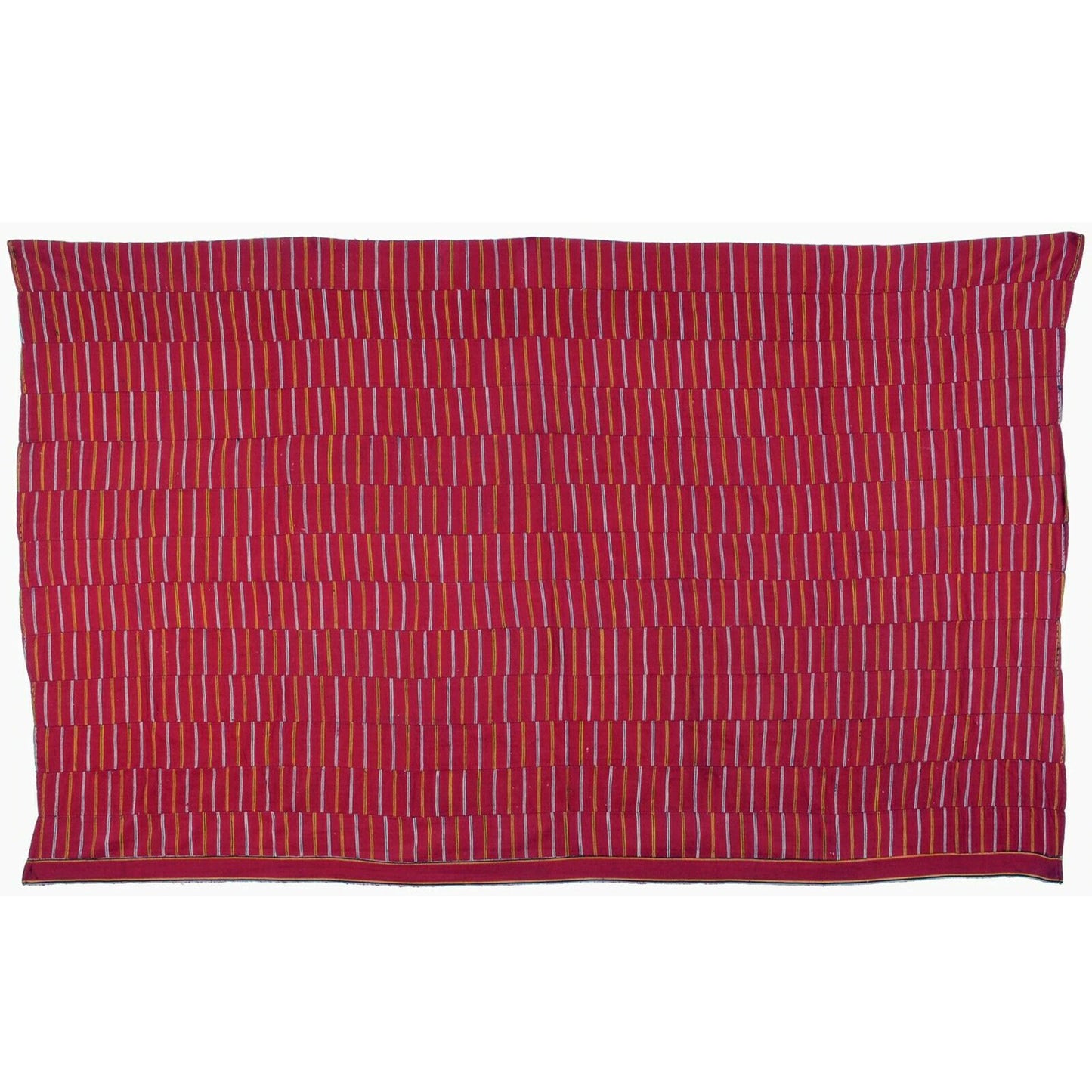Rare African Ewe Kente Cloth Ghana Volta Handwoven Ceremonial