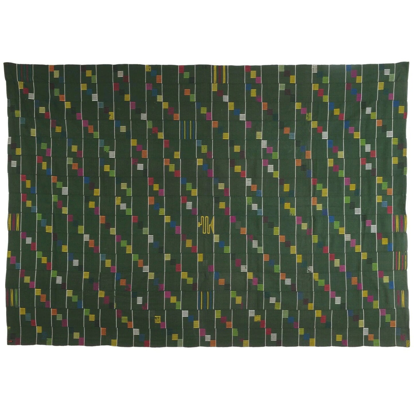 Vintage Handwoven Ewe Kente “Suklikpe” Cloth – 1970s Sweetness Design