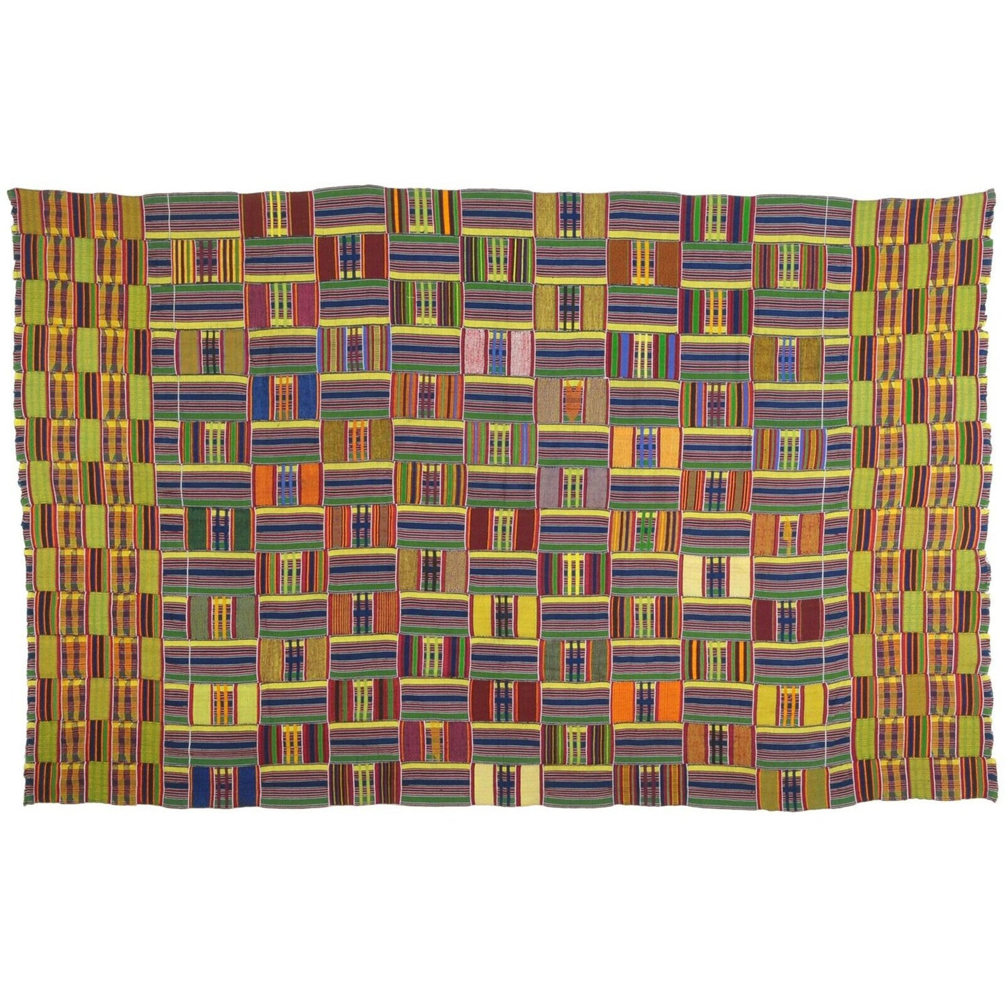 Authentic Vintage Handwoven Ewe Kente Cloth – Woman Size 1970s