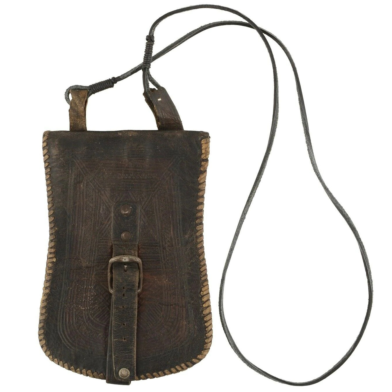 Tuareg Purse Wallet Leather African Handmade Sahara Niger Nigeria Mali Art