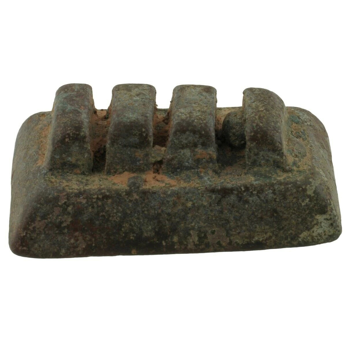Antique Akan Brass Goldweight – Geometric Lost Wax Casting
