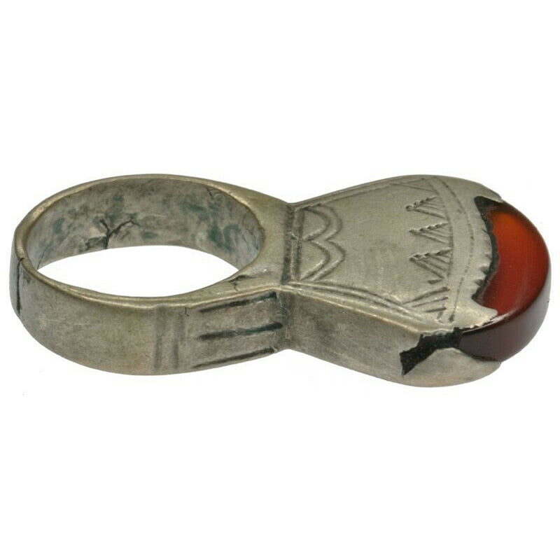Old Tuareg Silver Ring Ethnic Jewelry African Niger Sahara Handmade Boho Art