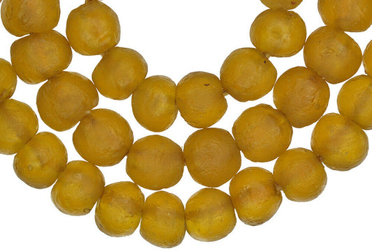 Translucent African Trade Beads - Recycled Krobo Glass, Ghana - alternate view