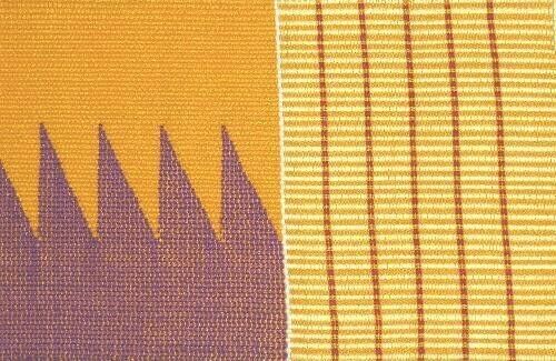 Authentic Handwoven Kente Scarf - Ghanaian Kente Stole - zoomed-in detail