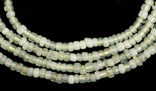 Vintage Opalescent Venetian 3 mm Seed Beads Strand – Old Drawn Trade Beads