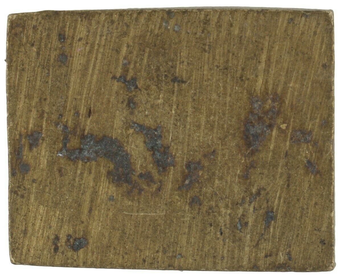 Vintage Ashanti Akan Brass Goldweight – Lost Wax Geometric Design