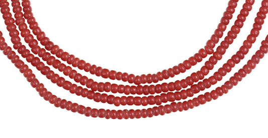 Old Venetian Tiny 2 mm Seed Trade Bead Strand – Antique Drawn Glass