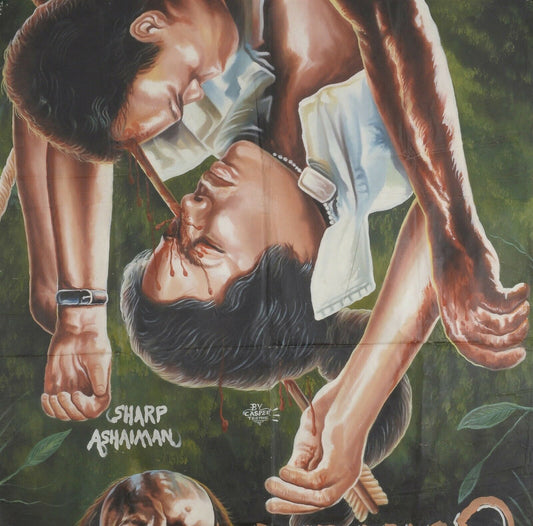 Wrong Turn 2 Ghana Hand Painted Movie Poster Art - alternate view