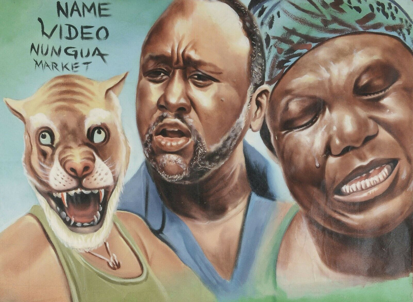 Dee Jye Me Movie Poster | Authentic African Hand-Painted Art - alternate view