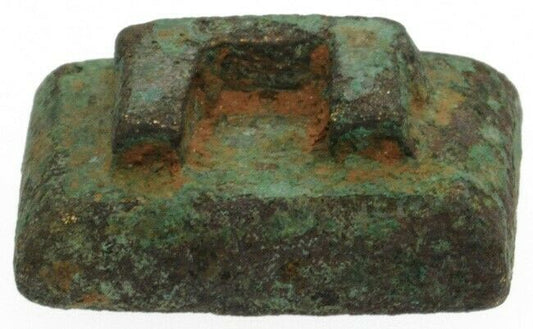 Antique Ashanti Akan Brass Goldweight – Lost Wax Geometric Design