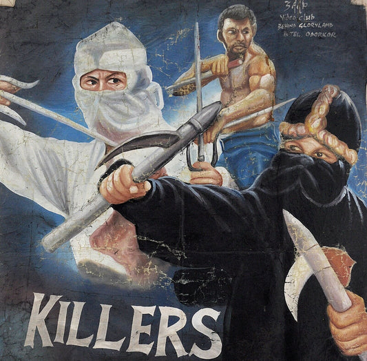 Killers Invincible - Original Ghanaian Martial Arts Movie Poster - alternate view