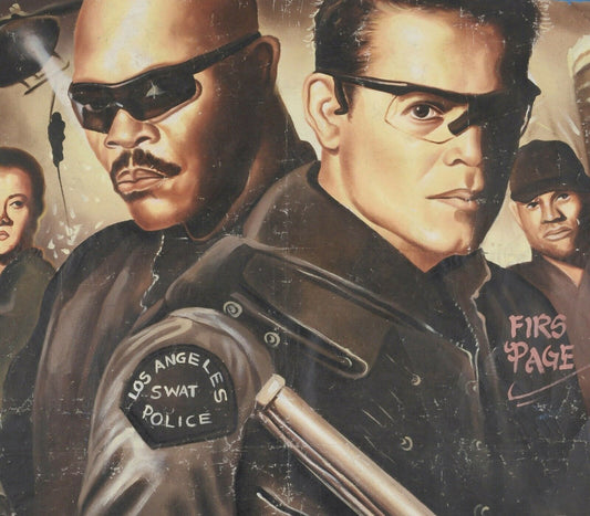 Swat: Original Ghanaian Hand-Painted Movie Poster Art - alternate view