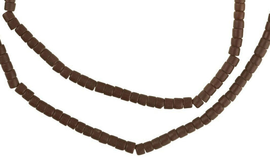 Vintage Medium Tile Czech Glass Trade Beads - African Trade - alternate view