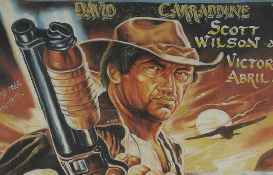 On The Line Movie Poster - Authentic Ghanaian Art - alternate view