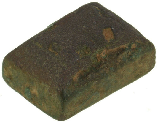 Antique Akan Brass Goldweight – Geometric Design (1800s)