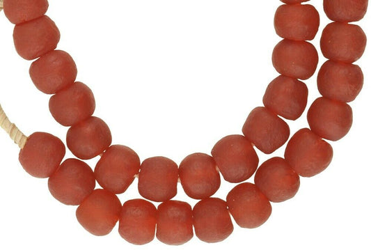 Translucent Recycled Krobo Glass Beads - African Trade, 13Mm - alternate view