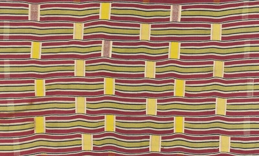 Authentic Antique Handwoven Ewe Kente Cloth – Woman Size 155 × 122 cm