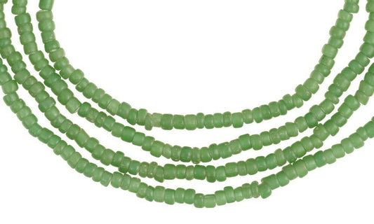 Rare Old Venetian 2 mm Seed Trade Bead Strand – 68 cm Tiny Drawn Glass