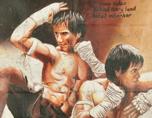 Ong Bak 3 - Rare Ghana Hand Painted Martial Arts Poster - alternate view
