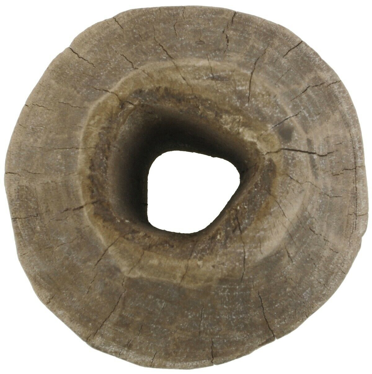 Old Tuareg Wooden Water Well Pulley African Art Niger Mali - close-up