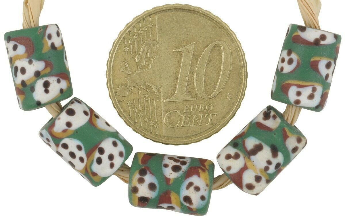 African Trade Antique Beads Venetian Glass Fancy Lampwork Ghana - alternate view