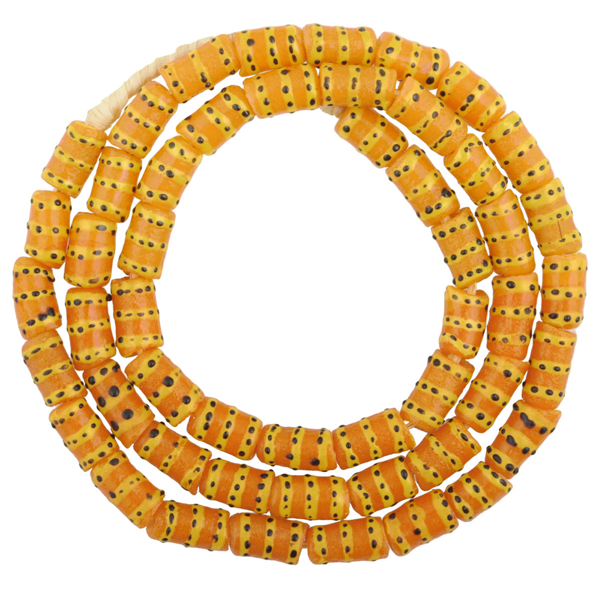 Exquisite 7Mm Fancy African Trade Beads - Ghana Glass Beads