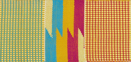 Authentic Ghanaian Kente Scarf: Handwoven Heritage Accessory - alternate view