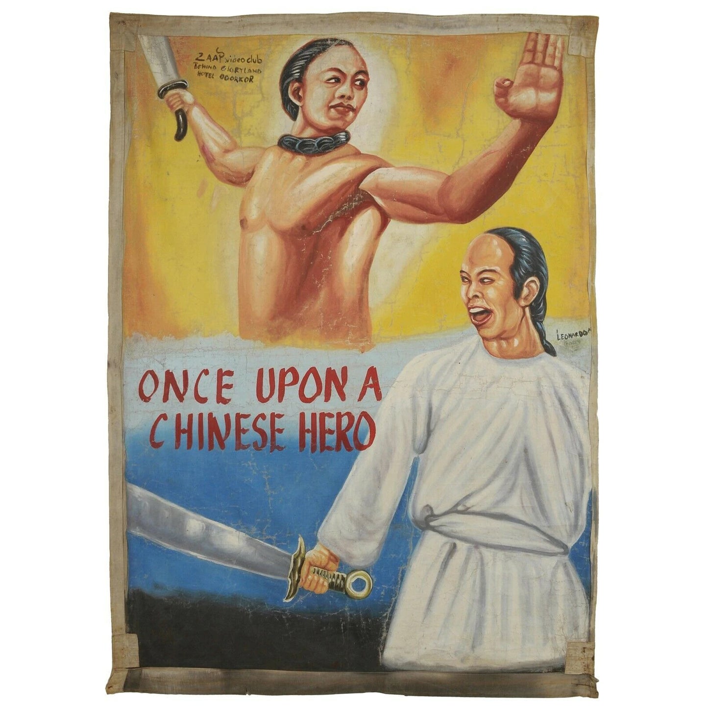 Once Upon A Chinese Hero - Authentic Ghanaian Hand-Painted Poster