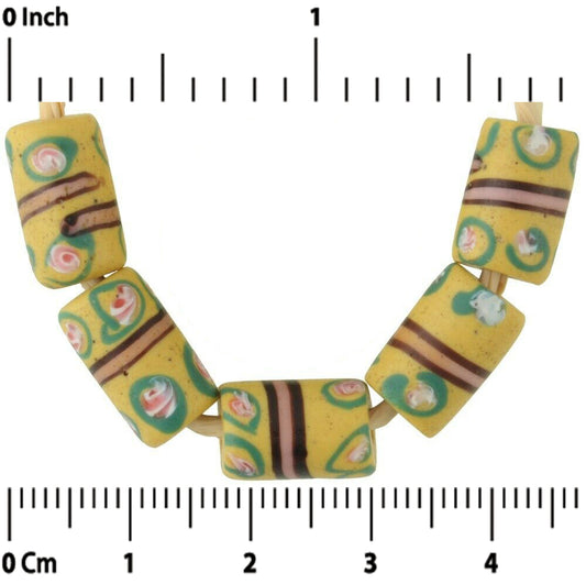 Antique "Eye" Venetian Lampwork Glass Trade Beads, African Trade - alternate view