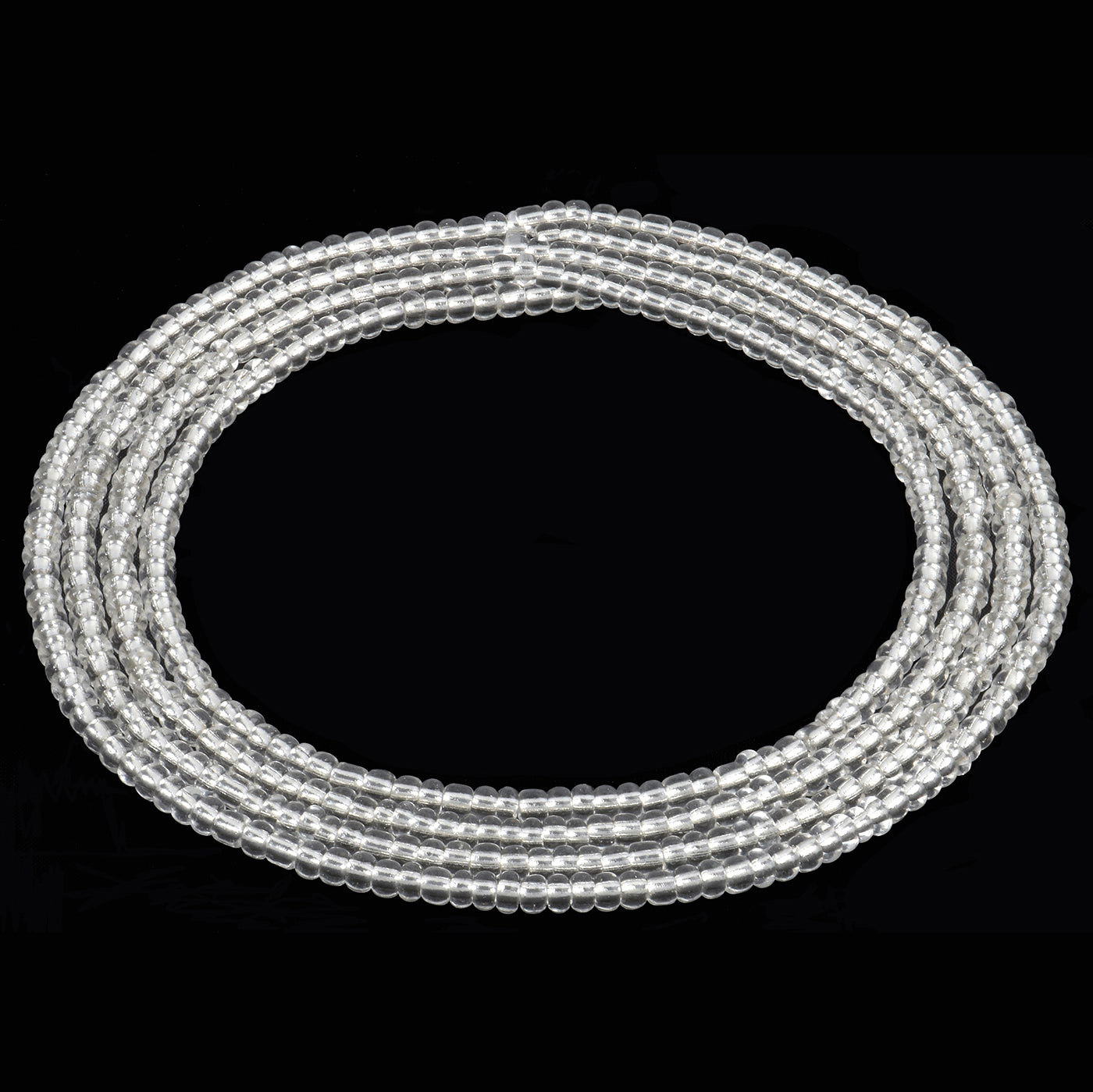 Clear Handmade Waist Beads – African Beaded Body Jewelry