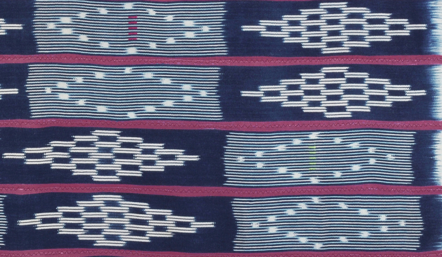 Vintage Handwoven Baule Cloth From Ivory Coast - Bondoukou'S Cultural Heirloom - alternate view